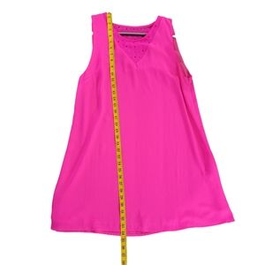 Women's Hot Pink shift dress Sz L